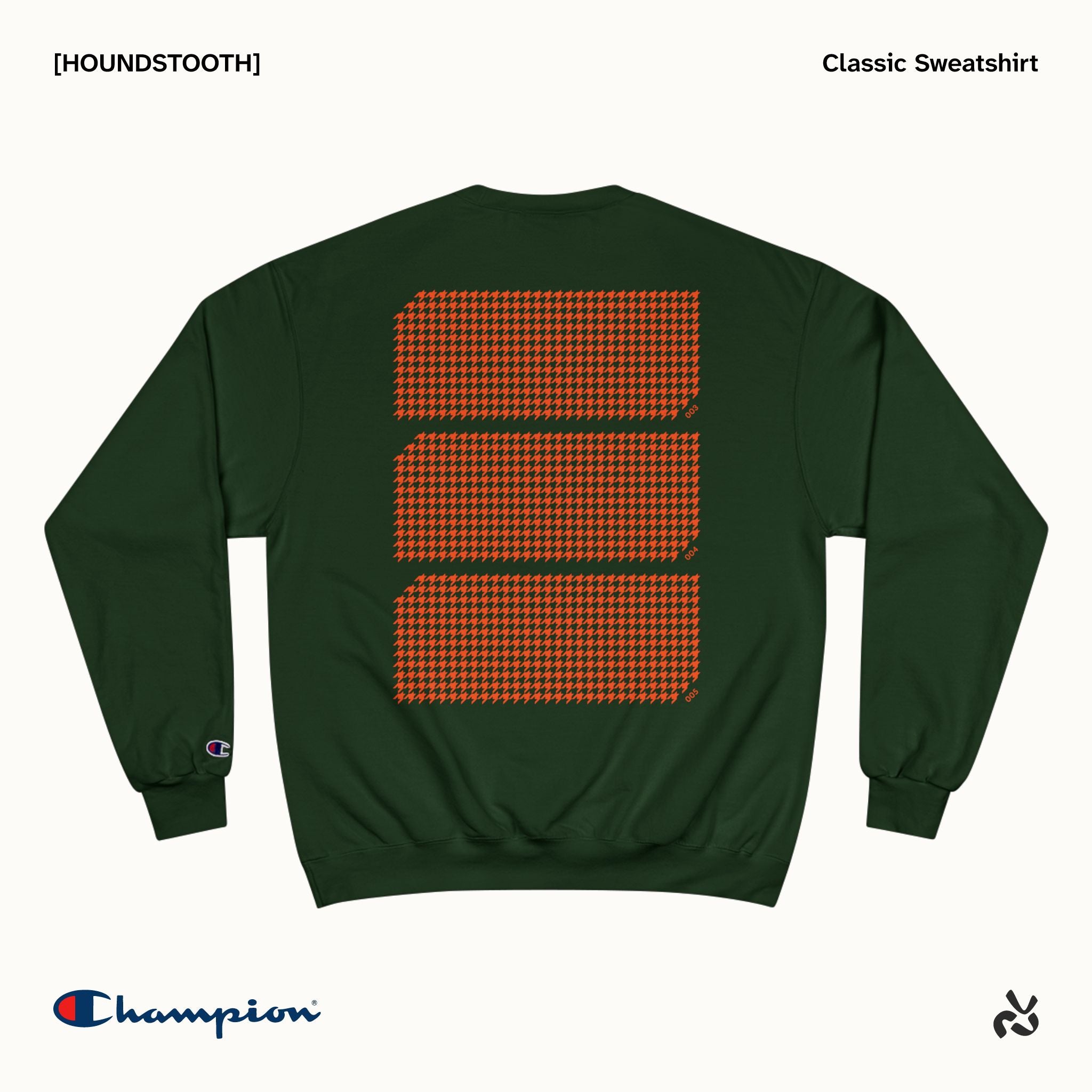[HOUNDSTOOTH] Crewneck Sweatshirt