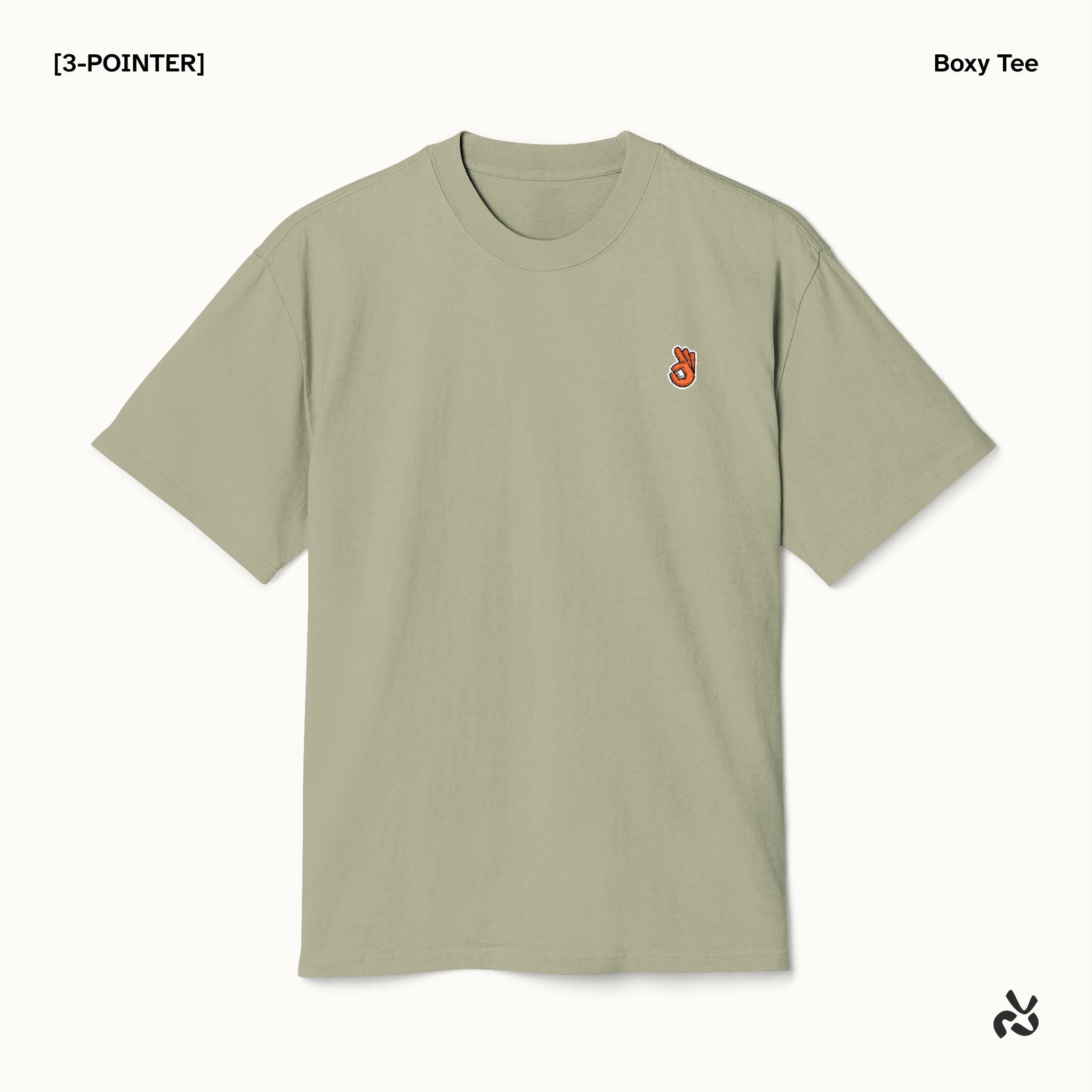 [3-POINTER] Boxy Tee