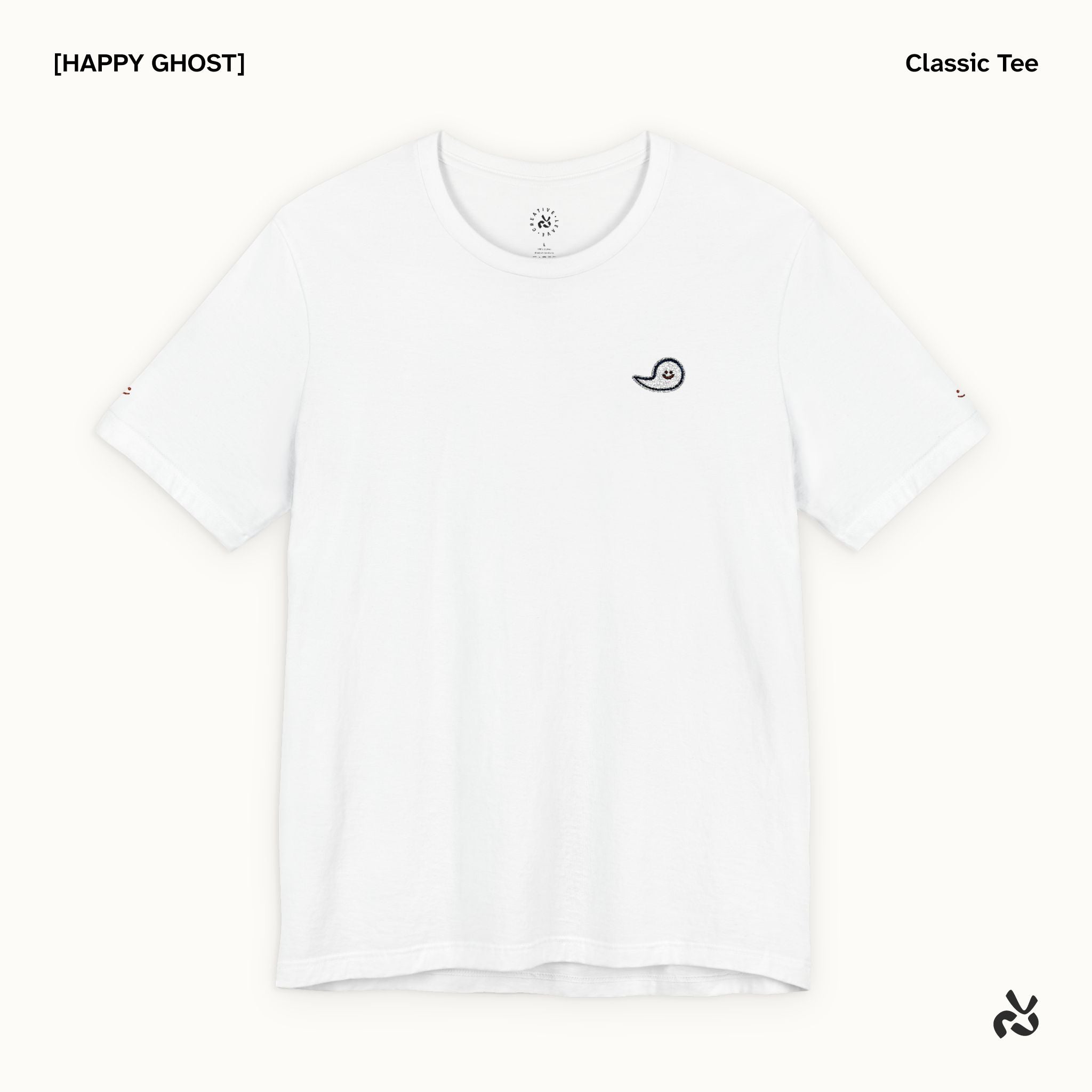 [HAPPY GHOST] Classic Tee