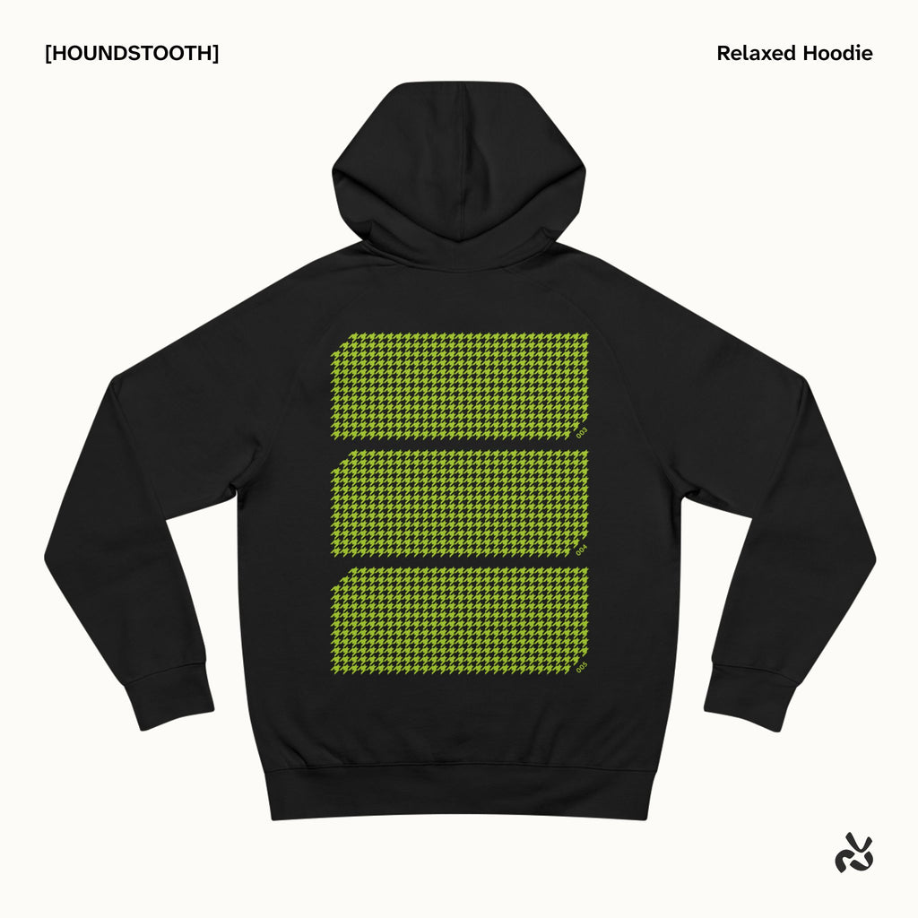 [HOUNDSTOOTH] Relaxed Hoodie