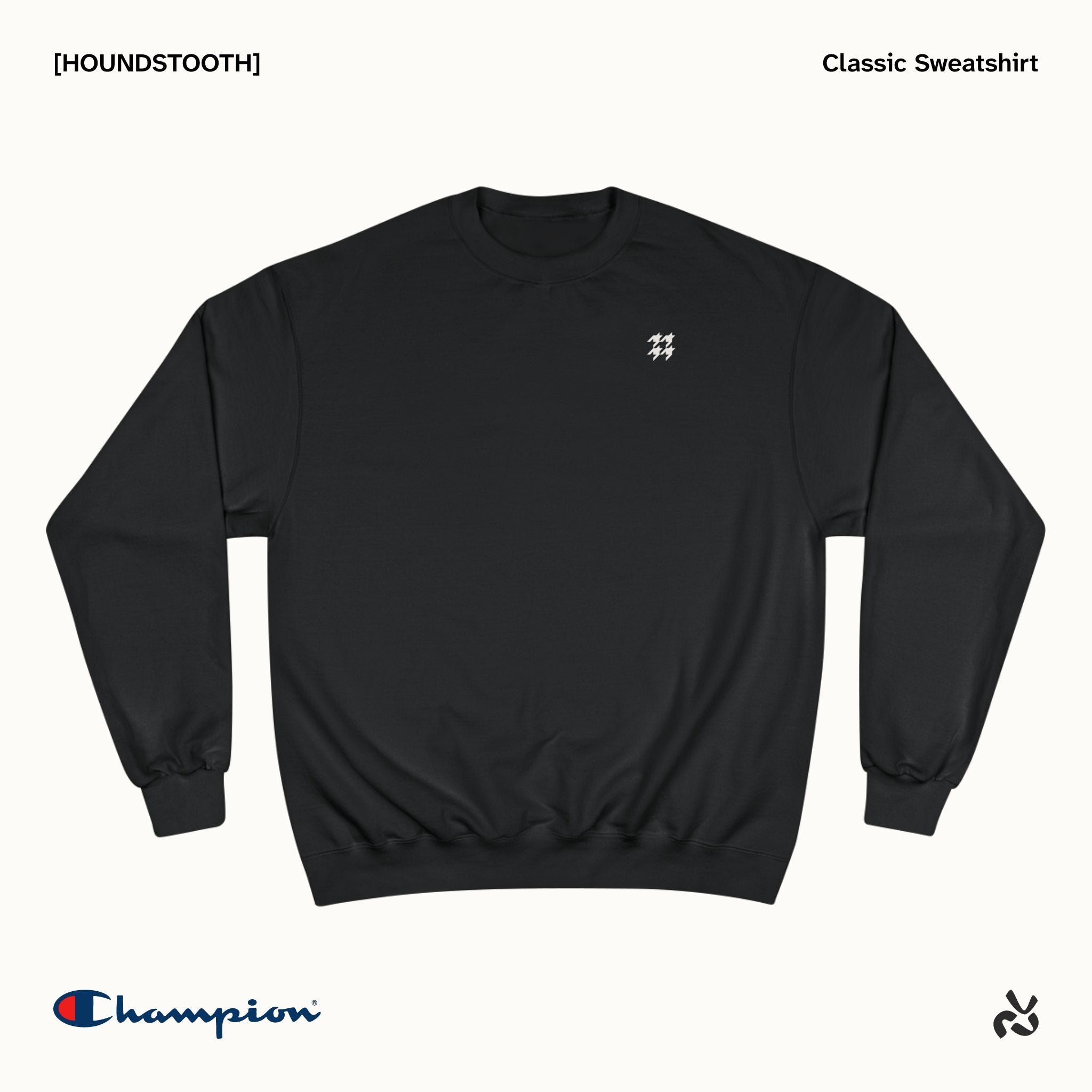 [HOUNDSTOOTH] Crewneck Sweatshirt
